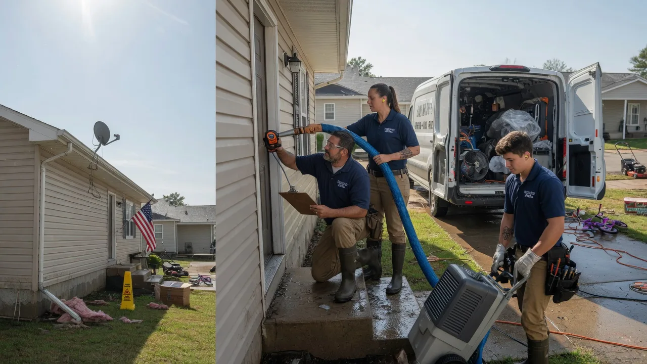 Ceiling Water Damage Restoration in Elizabeth, IL near me